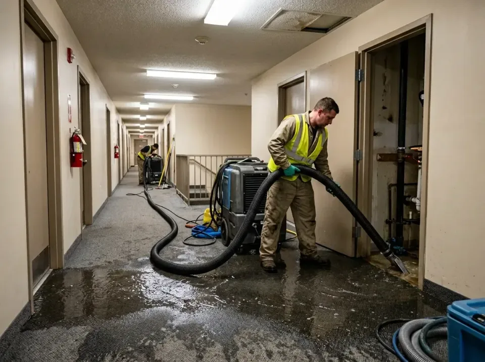 multi-unit-apartment-hallway-f-005 — frequently asked questions, Emergency Burst Pipe Water Extraction & Removal in Warrento…